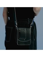 韓國Romantic Crown - RECENT LOGO CROSS BAG_BLACK